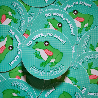 Frog Life Sticker