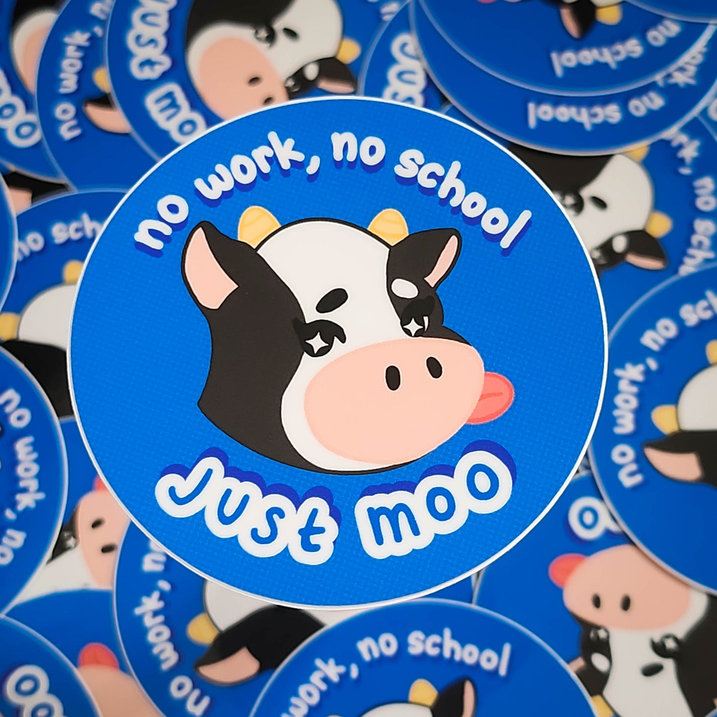 Cow Life Sticker