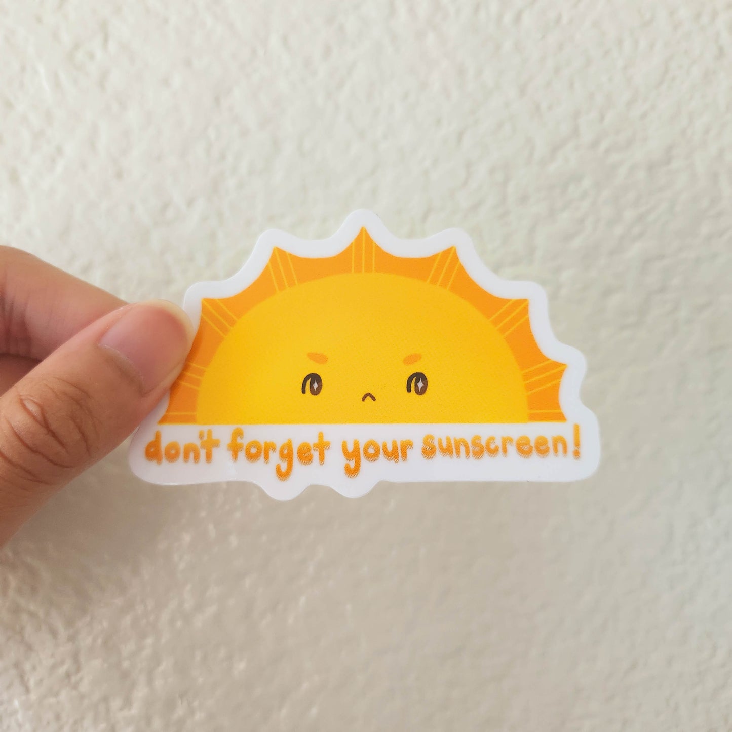 Sunscreen Sticker