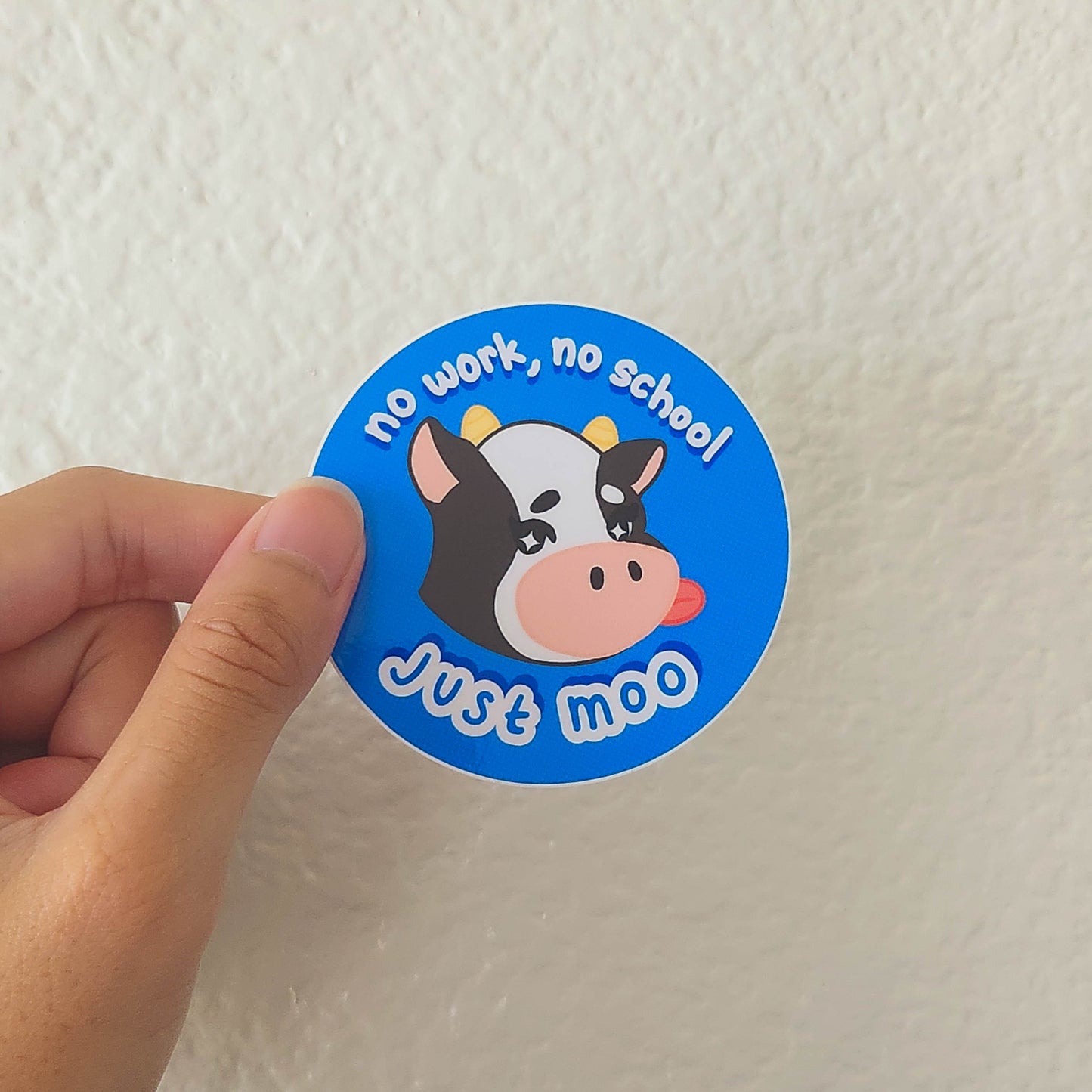 Cow Life Sticker