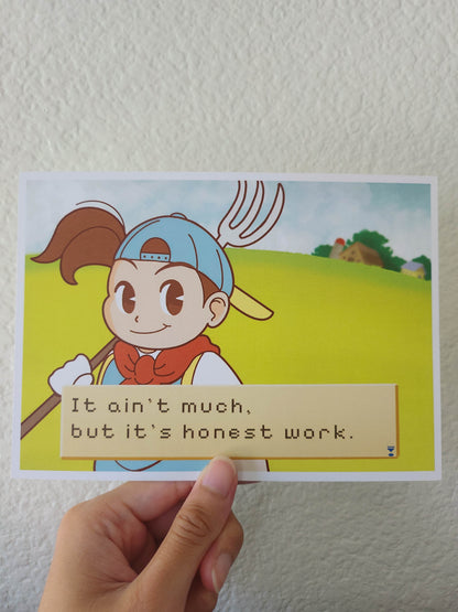 Story of Seasons Farmer Print